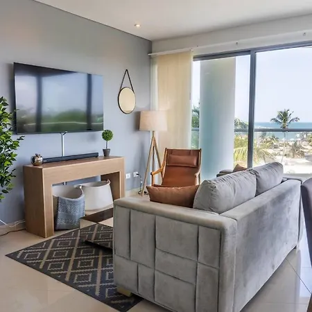 La Boquilla Oceanfront Penthouse Apartment Cartagena